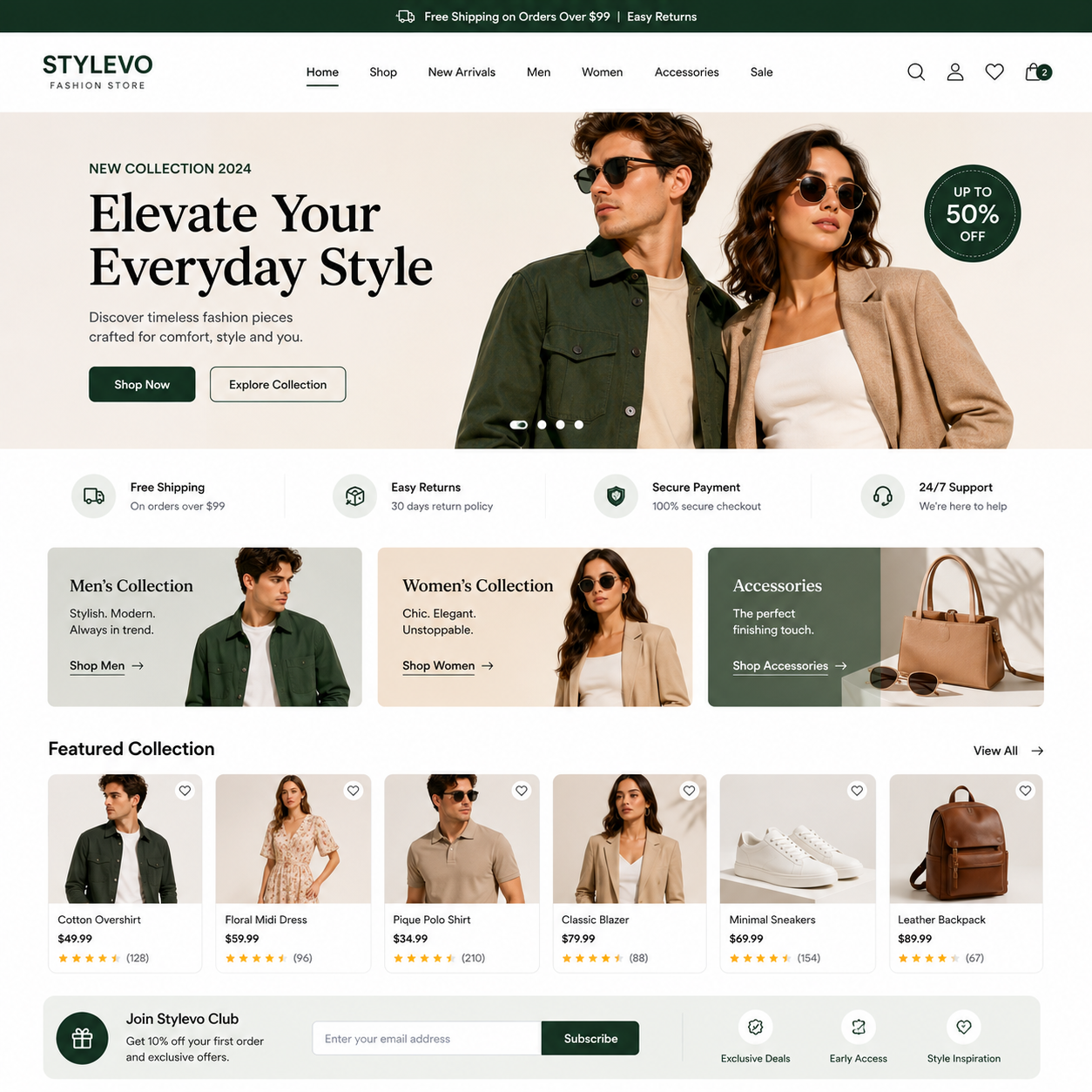 E-commerce store project